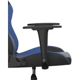  igraća stolica crno-plava od umjetne kože | shoptok.hr