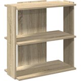  Regal za knjige s 3 razine boja hrasta 60x30x60 cm drveni | shoptok.hr