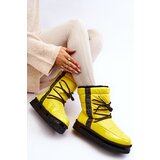 Boto Women's Snow Boots with Yellow Laces Lilara | Shoptok.si