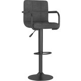 Furnova Barski stolček temno sivo blago, (21949438) | Shoptok.si
