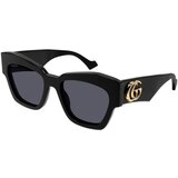 Gucci GG1422S 001 ONE SIZE (55) Črna/Siva Cene