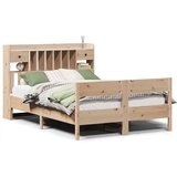 vidaXL Knjižna postelja brez vzmetnice 140x200 cm trdna borovina | Shoptok.si