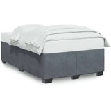 vidaXL Okvir kreveta tamnosivi 120 x 190 cm baršunasti | shoptok.hr