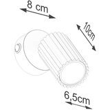  Stenska svetilka KARBON olivno zelena s stikalom, (21626734) | Shoptok.si