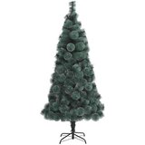  Umjetno prethodno osvijetljeno božićno drvce s kuglicama 180 cm | shoptok.hr