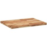 Stolna ploča 100x60x4 cm pravokutna od masivnog drva bagrema | shoptok.hr
