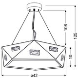  Luster na sajli NEMEZIS 3xG9/40W/230V | Eponuda.com