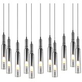 Trio Select Crna/u srebrnoj boji LED viseća svjetiljka sa staklenim sjenilom Lucent – | shoptok.hr