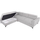 MID.YOU KOTNA SEDEŽNA GARNITURA, velur svetlo siva | Shoptok.si