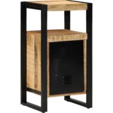 vidaXL Komplet pohištva za kopalnico 2 pcs Rjava Trd, grob mango les | Shoptok.si
