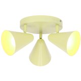 Candellux Lighting rumena stropna svetilka s kovinskim senčilom 34x34 cm amor | Shoptok.si