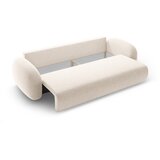 Cosmopolitan Design Kremno bela raztegljiva/s prostorom za shranjevanje sedežna garnitura iz šenilje 262 cm Tonale – | Shoptok.si