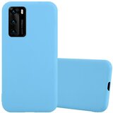 Cadorabo Case, združljiv s Huawei v Candy Blue - Zaščitni pokrov, narejen iz fleksibilnega silikona TPU, (20570893) | Shoptok.si