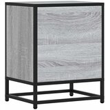  Noćni ormarić Sivi Sonoma 40x31x50 cm Konstruirano drvo i metal | shoptok.hr