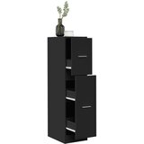 vidaXL Ormarić za lijekove crni 30x41x118 cm konstruirano drvo Cijene