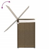  Košara za rublje s 2 odjeljka 53 x 35 x 57 cm od poliratana | shoptok.hr