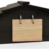  za robotsku kosilicu crno-bijela 78x74x54 cm od jelovine | shoptok.hr