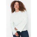 Trendyol Curve Open Mint Spanish Sleeve Knitwear Sweater | shoptok.hr