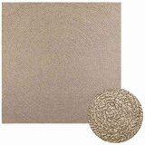  Rug "ZIZUR" Bež 200x200 cm Juta videz Notranje in zunanje | Shoptok.si