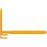  Lebdeća polica s policom Zidne 8 pcs Žuta 6 x 10,8 x 6,6 cm | shoptok.hr