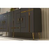 Hanah home komoda line KB150 anthracite gold