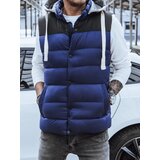 DStreet Kamizelka męska z kapturem granatowa | Shoptok.si