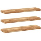 Plutajuće police 3 kom 80x20x4 cm Masivno drvo akacije s uljnim premazom | shoptok.hr