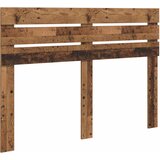  Krevetna konstrukcija s uzglavljem Staro drvo 140 x 190 cm | shoptok.hr