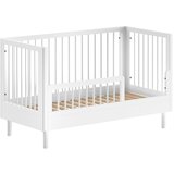 Vipack Bijeli dječji krevet od masivne bukve 70x140 cm Forrest – | shoptok.hr