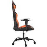  Masažni gaming stol črno in oranžno umetno usnje | Shoptok.si