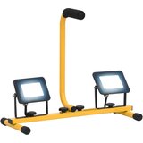 vidaXL LED reflektor s ručkom 2 x 20 W hladni bijeli cijene