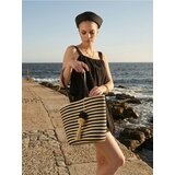Sinsay Pletena tote torba za rame | shoptok.hr