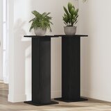 vidaXL Stalak za biljke Crni hrast Konstruirano drvo 30 x 30 x 80 cm | shoptok.hr