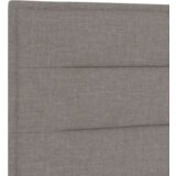  LED Uzglavlje Linije Dizajn Taupe 100 cm Tkanina | shoptok.hr