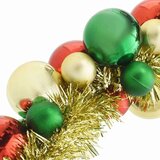 vidaXL Garland od božićnih kuglica Šareni 186 cm Polistiren | shoptok.hr
