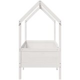 vidaXL Otroški posteljni okvir bel 80x160 cm trdna borovina, (21273444) | Shoptok.si