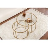 Hanah home Klupski stoli Sarin (Zlatni) | shoptok.hr