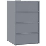  Spremište za 3 kanta za otpad sivo 207x79x117 cm čelično | shoptok.hr
