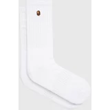 A BATHING APE Čarape za muškarce, boja: bijela