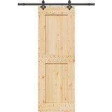 vidaXL Klizna vrata s priborom za montažu 80 x 210 cm masivna borovina | shoptok.hr