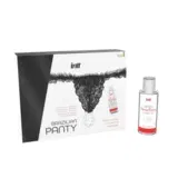 Intt Cosmetics - BRAZILIAN BLACK PANTY WITH PEARLS AND LUBRICANT GEL 50ML