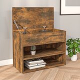 vidaXL Klupa za cipele dimljeni hrast 60x30x45 cm konstruirano drvo Cijene