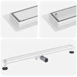  Odvod za tuš s Dječjim pokrivačem Srebrno 90 cm | shoptok.hr