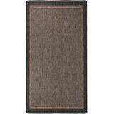 vidaXL zunanja preproga ploščato tkanje 80x150 cm temno rjava | Shoptok.si