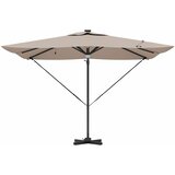 Roma Suncobran S LED lampica Sivo-smeđa 286 x 284 x 270 cm | Eponuda.ba
