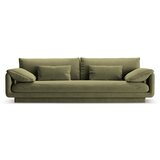 Micadoni Svetlo zelena sedežna garnitura iz tkanine bouclé 250 cm Torino – Home Cene