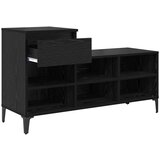 vidaXL Ormar za cipele Crni hrast 102 x 36 x 60 cm Konstruirano drvo | shoptok.hr