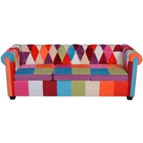 vidaXL 2-dijelni sef sofa Chesterfield od tkanine | shoptok.hr