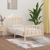 Furnova Posteljni okvir iz trdnega lesa 100x200 cm, (21941893) Cene
