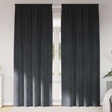  Zavjese za zamračivanje 2 pcs Svijetlo siva 140 x 260 cm Baršun | shoptok.hr